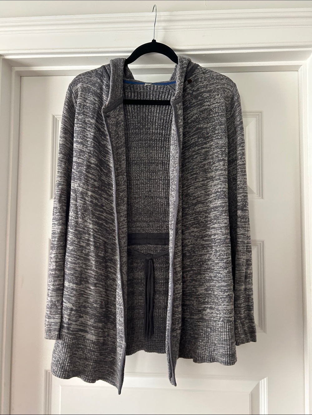 Lululemon Peace of Mind Wrap Hooded Sweater Cardigan - Gray